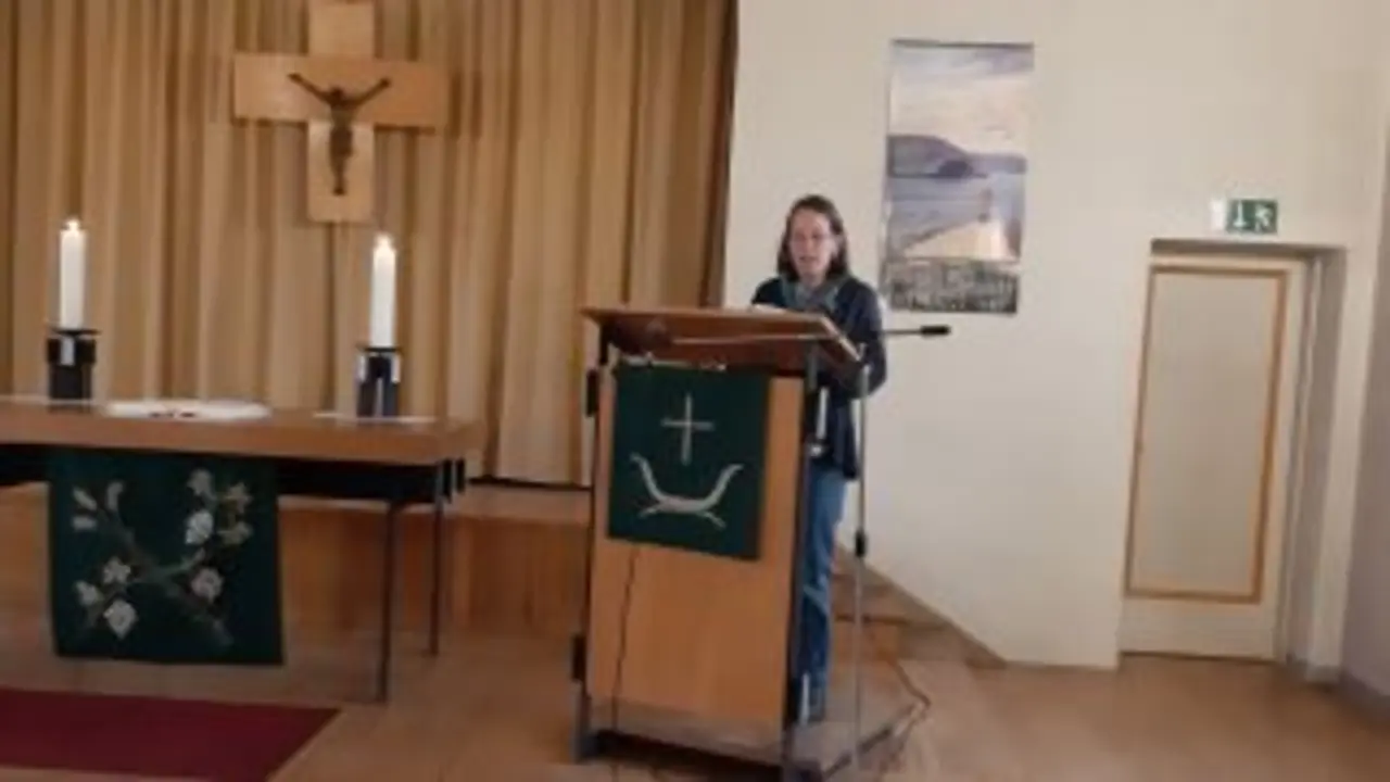 Nabóžnina serbskeje koordinatorki–promštowki Kathariny Huglarjoweje